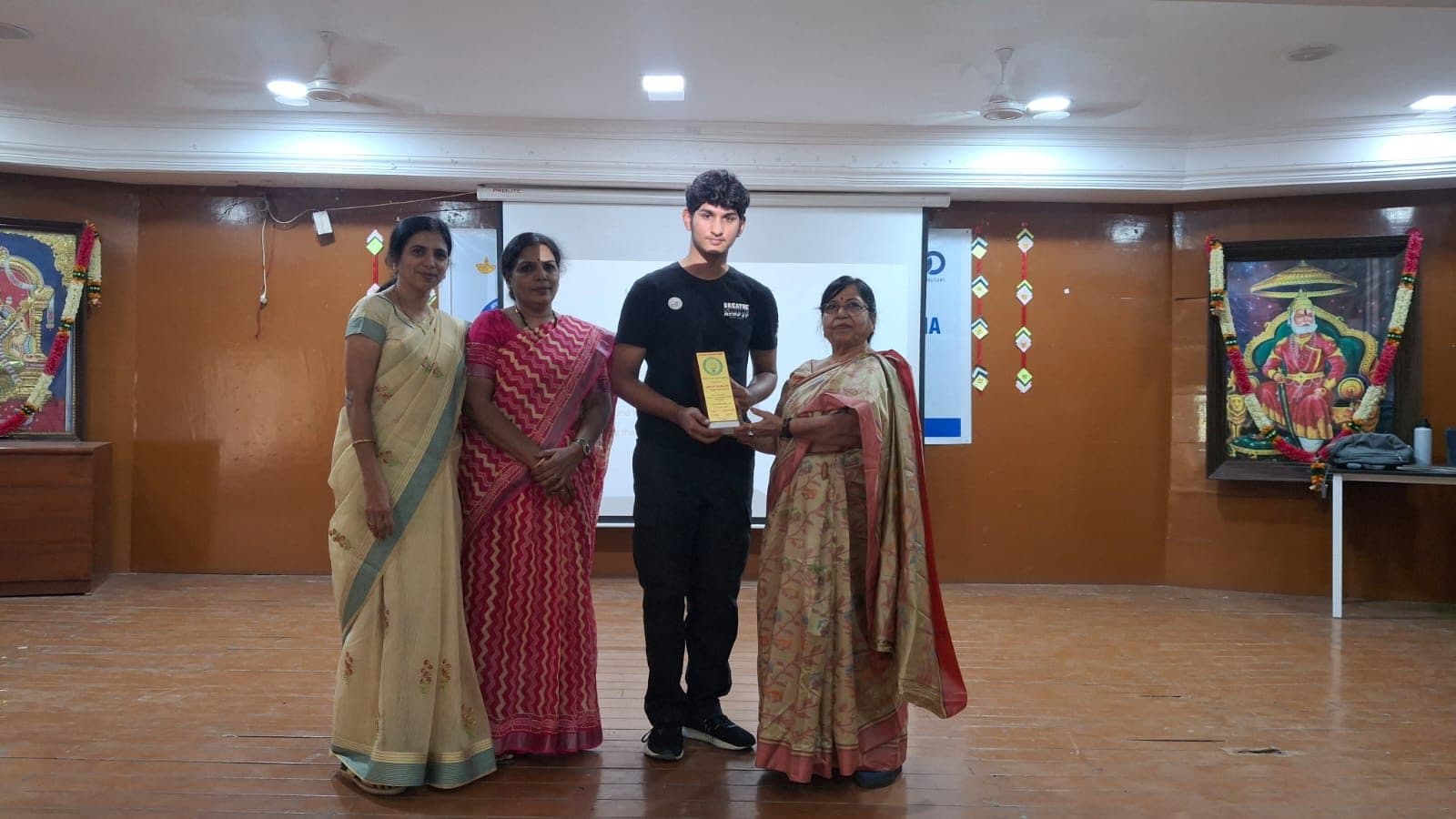 With the teachers